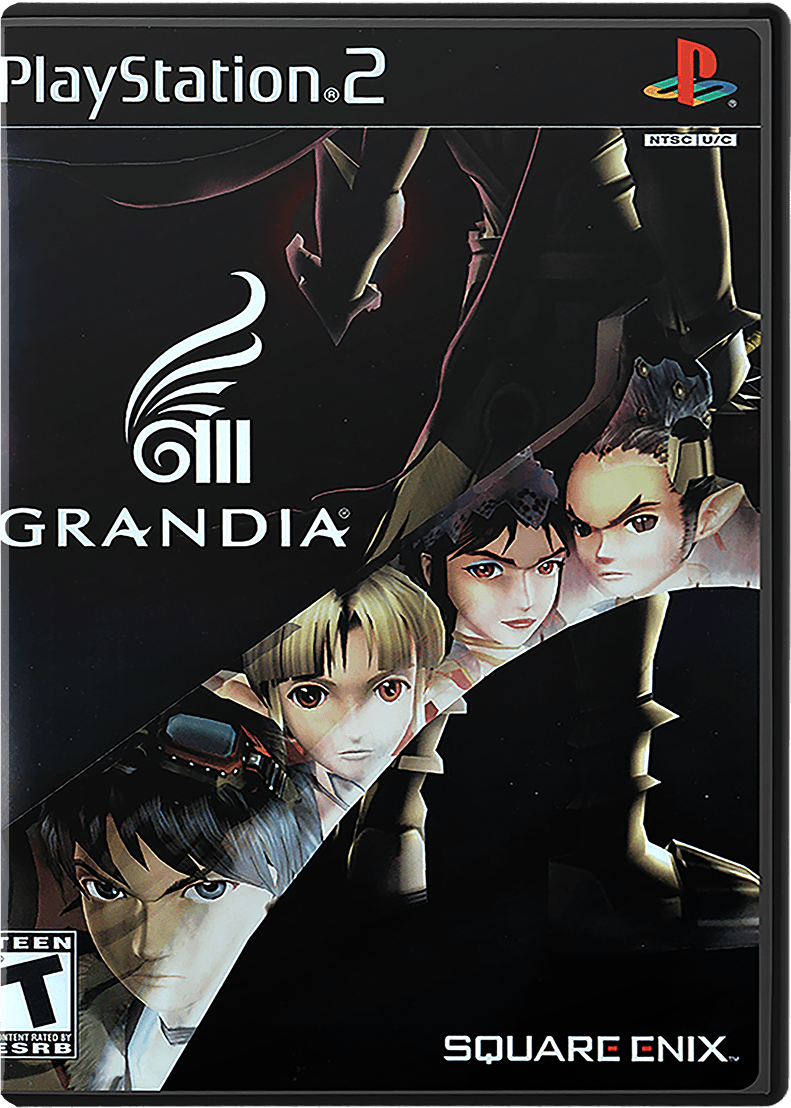 Grandia III box art for Playstation 2